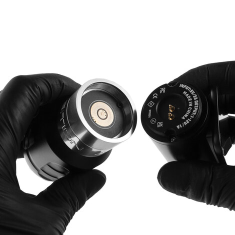 Тату машинка Ambition Zetton Pro 4.0мм + 3.5мм - Silver