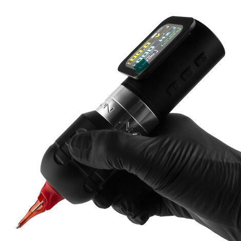 Тату машинка Ambition Zetton Pro 4.0мм + 3.5мм - Silver