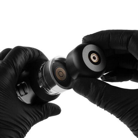 Тату машинка Ambition Zetton Pro 4.0мм + 3.5мм - Silver