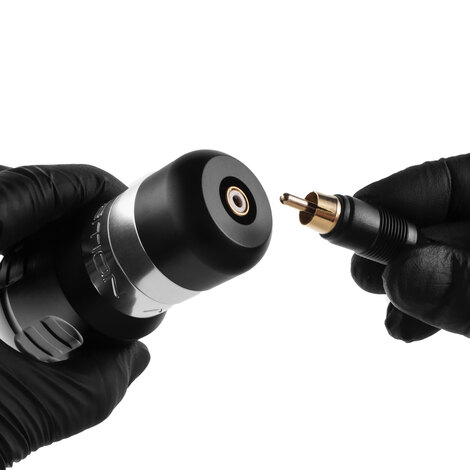 Тату машинка Ambition Zetton Pro 4.0мм + 3.5мм - Silver