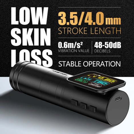 Тату машинка Ambition Ninja Max - 3 Wireless - Black