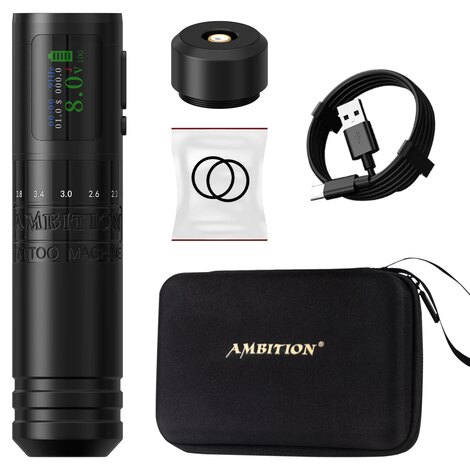 Тату машинка Ambition C1 Adjustable 2.0 - 4.2мм - Black