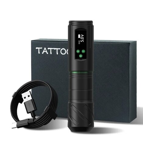 Тату машинка Ambition TREX Beginner Black-Green