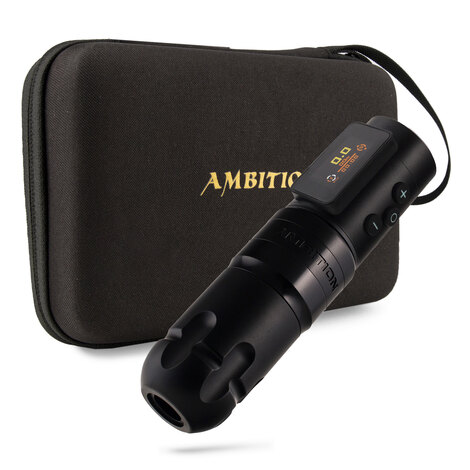 Тату машинка Ambition Shura-X Wireless 3.5мм + 4.0мм - Black