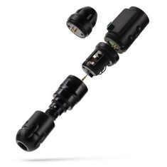 Тату машинка Ambition Shura-X Wireless (3.5мм + 4.0мм) - Black