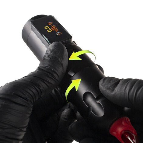 Тату машинка Ambition Shura-X Wireless 3.5мм + 4.0мм - Black