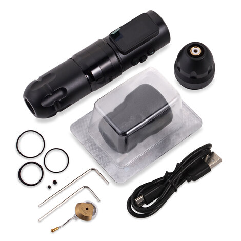 Тату машинка Ambition Shura-X Wireless 3.5мм + 4.0мм - Black