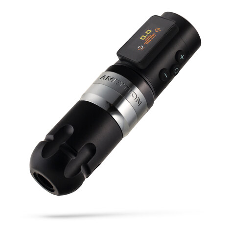 Тату машинка Ambition Shura-X Wireless 3.5mm + 4.0mm Silver