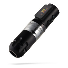 Тату машинка Ambition Shura-X Wireless (3.5мм + 4.0мм) - Silver