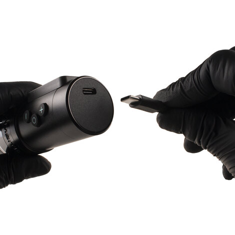 Тату машинка Ambition Shura-X Wireless 3.5mm + 4.0mm Silver