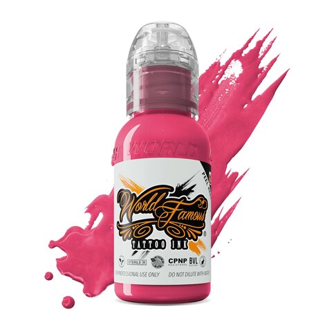 Краска World Famous Tattoo Ink Melek Tastekin - Bubble Gum Pink