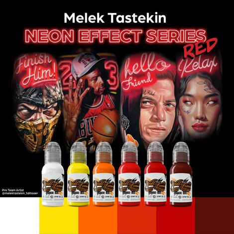 Краска World Famous Tattoo Ink Melek Tastekin - Orange