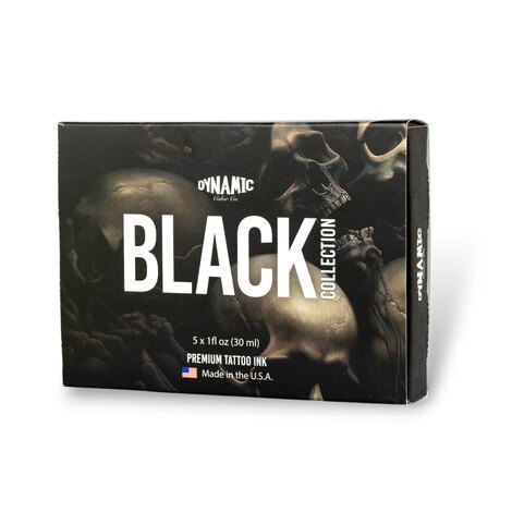 Краска Dynamic Colors Black Collection Color Set (4 пигмента + разбавитель)