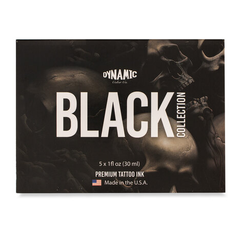 Краска Dynamic Colors Black Collection Color Set (4 пигмента + разбавитель)