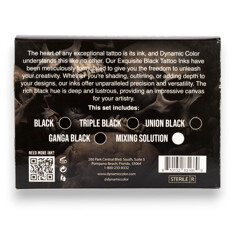 Краска Dynamic Colors Black Collection Color Set (4 пигмента + разбавитель)