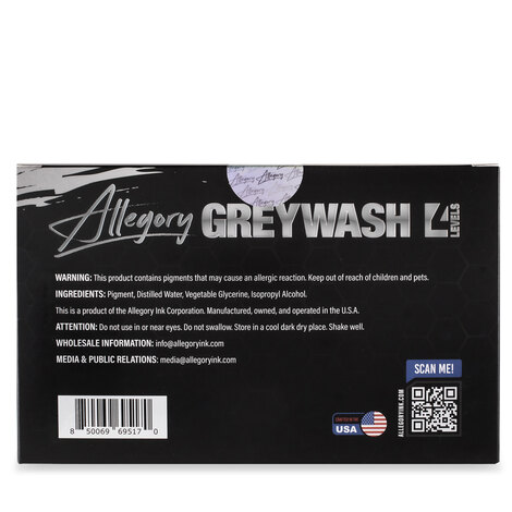 Краска Allegory Ink GreyWash Set (4 пигмента)