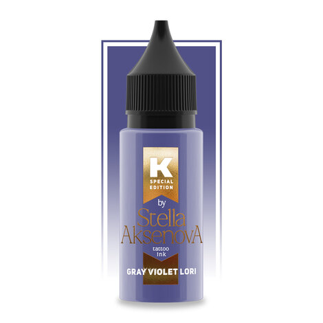 Пигмент КРАСКА Tattoo Ink Gray Violet Lori