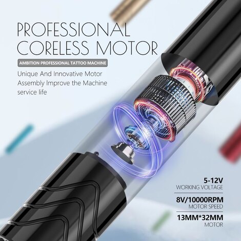 Машинка для дермопигментации Ambition Permanent Makeup Tattoo Pen - Gold