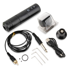 Тату машинка Ambition Ninja Big Button (4.0мм) - Black