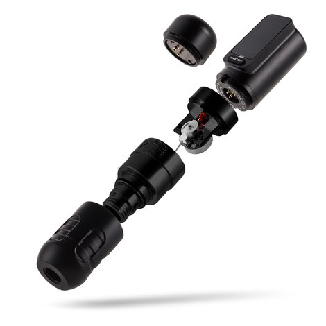 Тату машинка Ambition ABS Zetton 2400мАч (3.5мм - 4.0мм) - Black