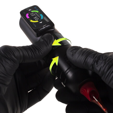 Тату машинка Ambition ABS Zetton 2400мАч (3.5мм - 4.0мм) - Black