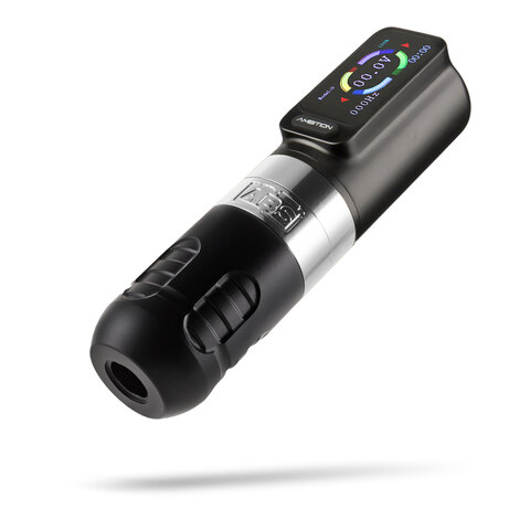 Тату машинка Ambition ABS Zetton 2400мАч (3.5мм - 4.0мм) - Silver