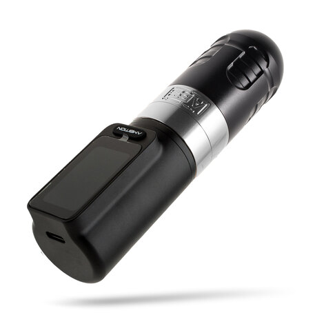 Тату машинка Ambition ABS Zetton 2400мАч (3.5мм - 4.0мм) - Silver