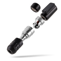 Тату машинка Ambition ABS Zetton 2400мАч (3.5мм - 4.0мм) - Silver