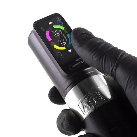 Тату машинка Ambition ABS Zetton 2400мАч (3.5мм - 4.0мм) - Silver