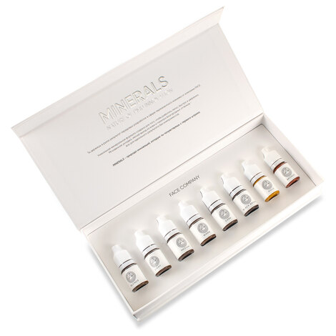 Пигмент FACE Сет минеральных пигментов FACE New 6мл, 8шт