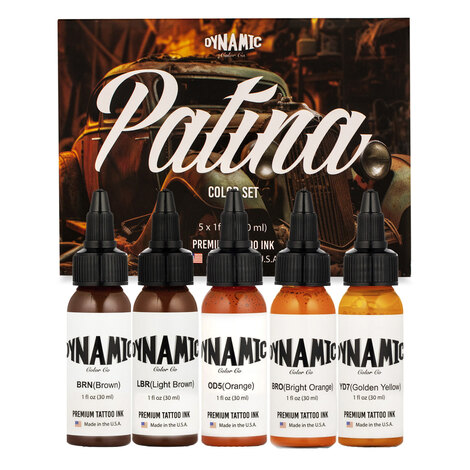 Краска Dynamic Colors Patina Color Set (5 пигментов)