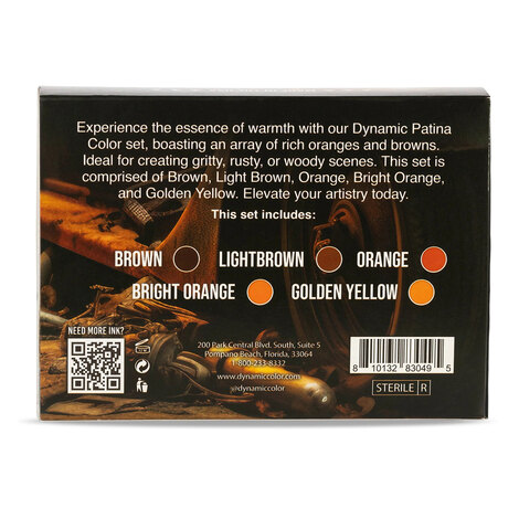 Краска Dynamic Colors Patina Color Set (5 пигментов)