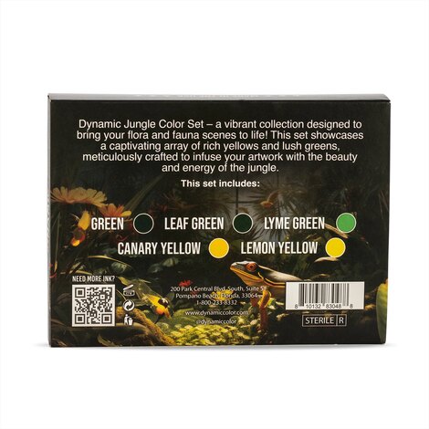 Краска Dynamic Colors Jungle Color Set (5 пигментов)