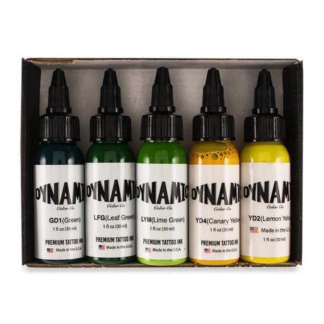 Краска Dynamic Colors Jungle Color Set (5 пигментов)