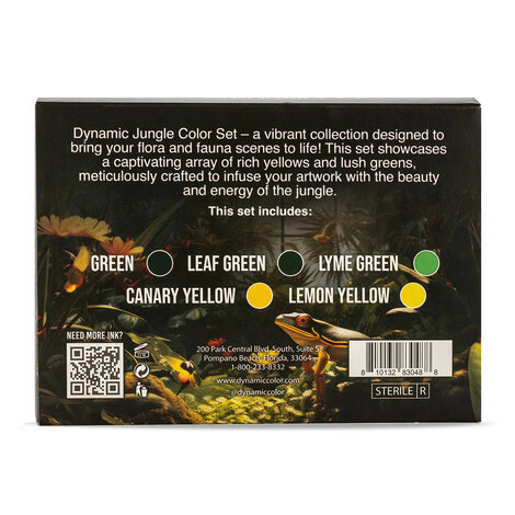 Краска Dynamic Colors Jungle Color Set (5 пигментов)