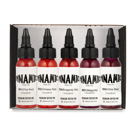 Краска Dynamic Colors Lips and Roses Color Set (5 пигментов)