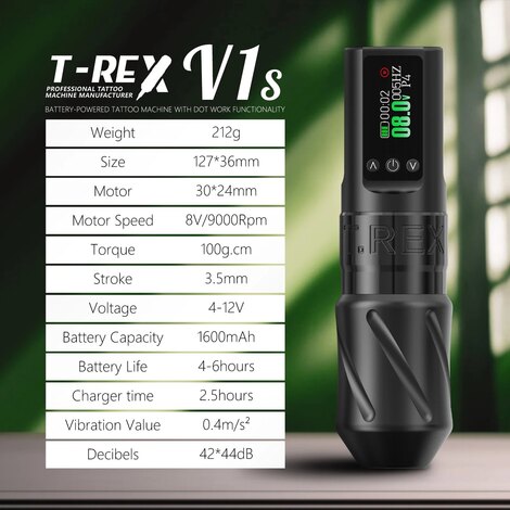 Тату машинка Ambition T-REX V1-S (3.5мм)