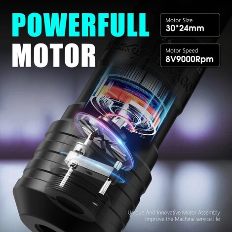 Тату машинка Ambition Kiss of Dragon V1 (2.0мм - 4.2мм)