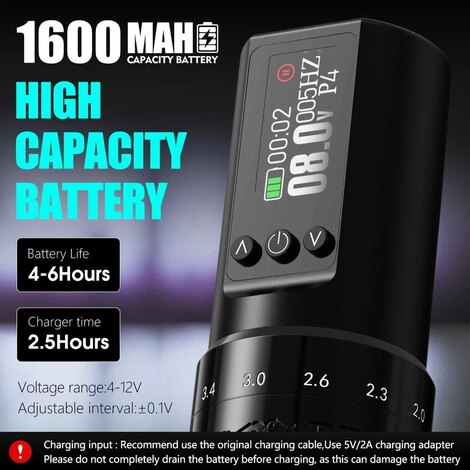 Тату машинка Ambition Kiss of Dragon V1 (2.0мм - 4.2мм)