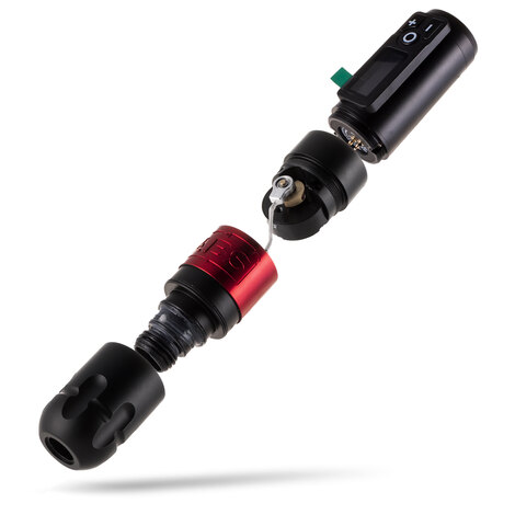 Тату машинка Ambition ABS Soldier - Red