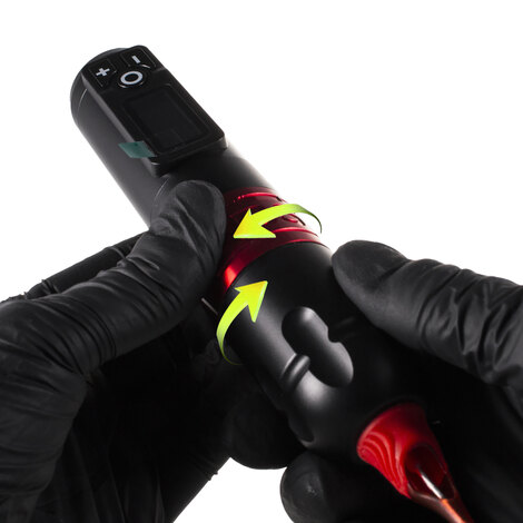 Тату машинка Ambition ABS Soldier - Red