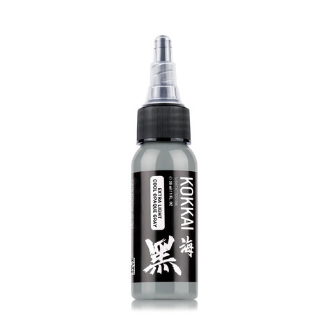 Пигмент для тату KOKKAI Sumi Extra Light Cool - Cool Opaque Gray Set