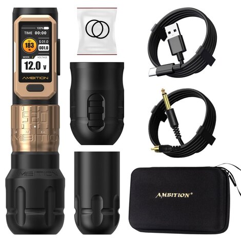 Тату машинка Ambition Soldier Pro 520 - Gold