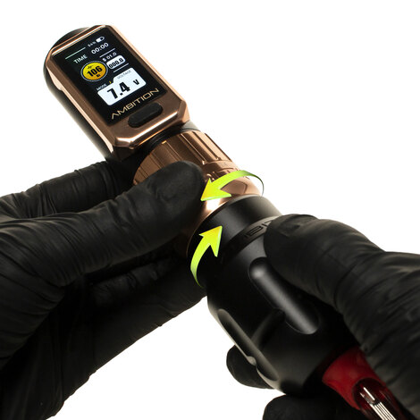 Тату машинка Ambition Soldier Pro 520 - Gold