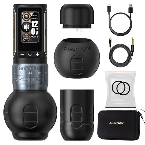 Тату машинка Ambition Ninja Max 280 - Silver