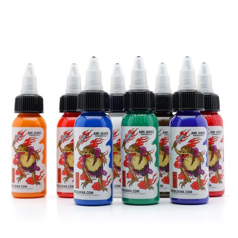 Краска Solid Ink Ami James 8 Fundamental Color Set (8 пимгентов)
