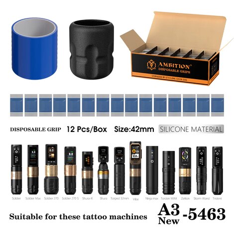 Держатель для картриджей Cheyenne, T-tech Disposable Grip A3 42мм