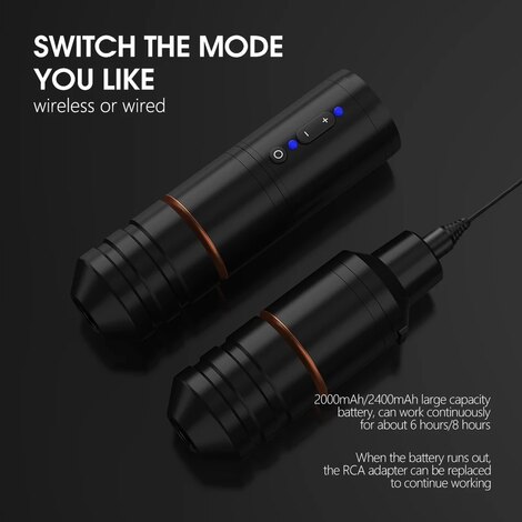 Тату машинка Ambition Ninja Pro D (4.0мм) - Black