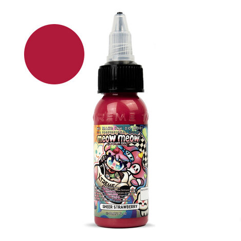 Краска Xtreme Ink Sheer Strawberry - Meow Meow Cartoon