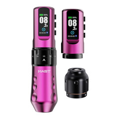 Flip 4 Pro Tattoo Machine Set (2.5-4.5mm) - Pink